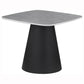 Eason 2-piece Cocktail Coffee Table Set Concrete and Black