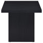 Devar 3-piece Square Cocktail Coffee End Table Set Black