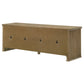 Adina 70-inch TV Stand Media Console Distressed Light Brown