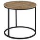 Lainey Round Occasional Side End Table Mango