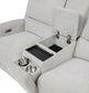 Sylmar 3-piece Chenille Power Reclining Sofa Set Dove Grey