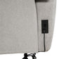 Sylmar Chenille Upholstered Power Reclining Loveseat Dove Grey