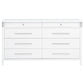 Gracemont 8-drawer Bedroom Dresser Cabinet White
