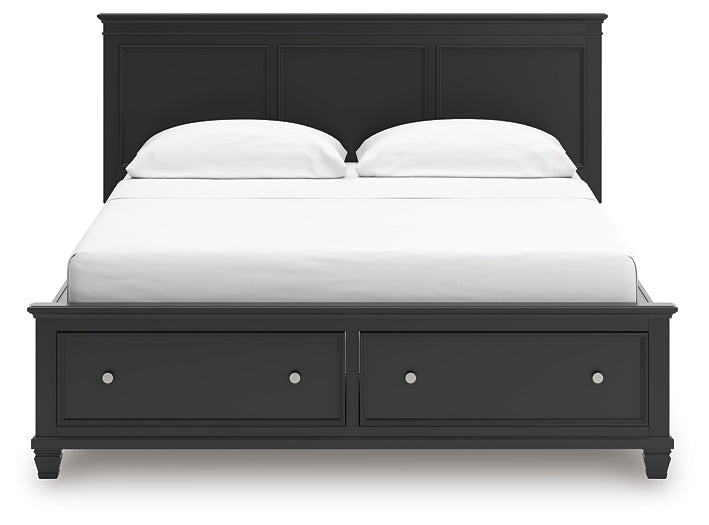Lanolee California King Panel Storage Bed