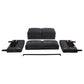 Bowen II 3-piece Upholstered Track Arm Sofa Set Steel Grey