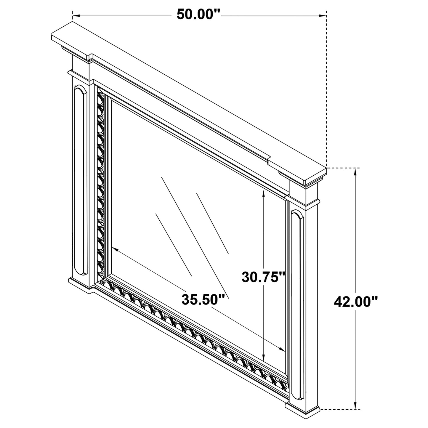 McKinney 4-piece Eastern King Bedroom Set Vintage White