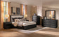 Leandro 5-drawer Bedroom Chest of Drawers Burnished Black