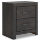 Hollivern Twin Panel Bed with Storage with Mirrored Dresser and Nightstand