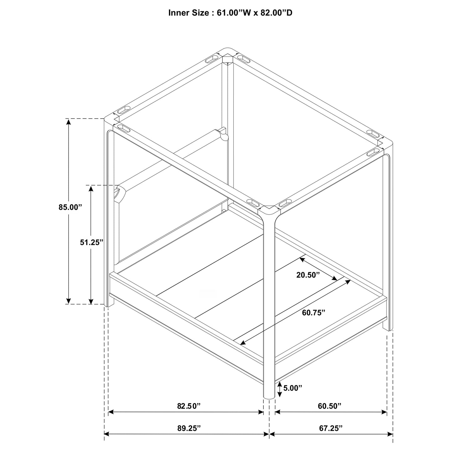 Solano 4-piece Queen Bedroom Set Weathered Mango
