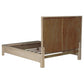 Solano 55-inch Eastern King Panel Bed Weathered Mango