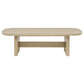 Kailani Coastal Rectangular Cocktail Coffee Table Beige Oak