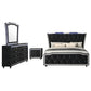 Lorient 4-piece Queen Bedroom Set Black