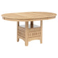 Lavon Oval 60-inch Wood Extension Leaf Dining Table Light Oak