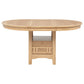 Lavon 5-piece Oval Extension Leaf Dining Set Light Oak