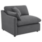 Hobson 4-piece Upholstered Modular Sectional Sofa Charcoal