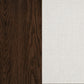 Baney Fabric Upholstered Dining Side Chair Cream and Dark Oak