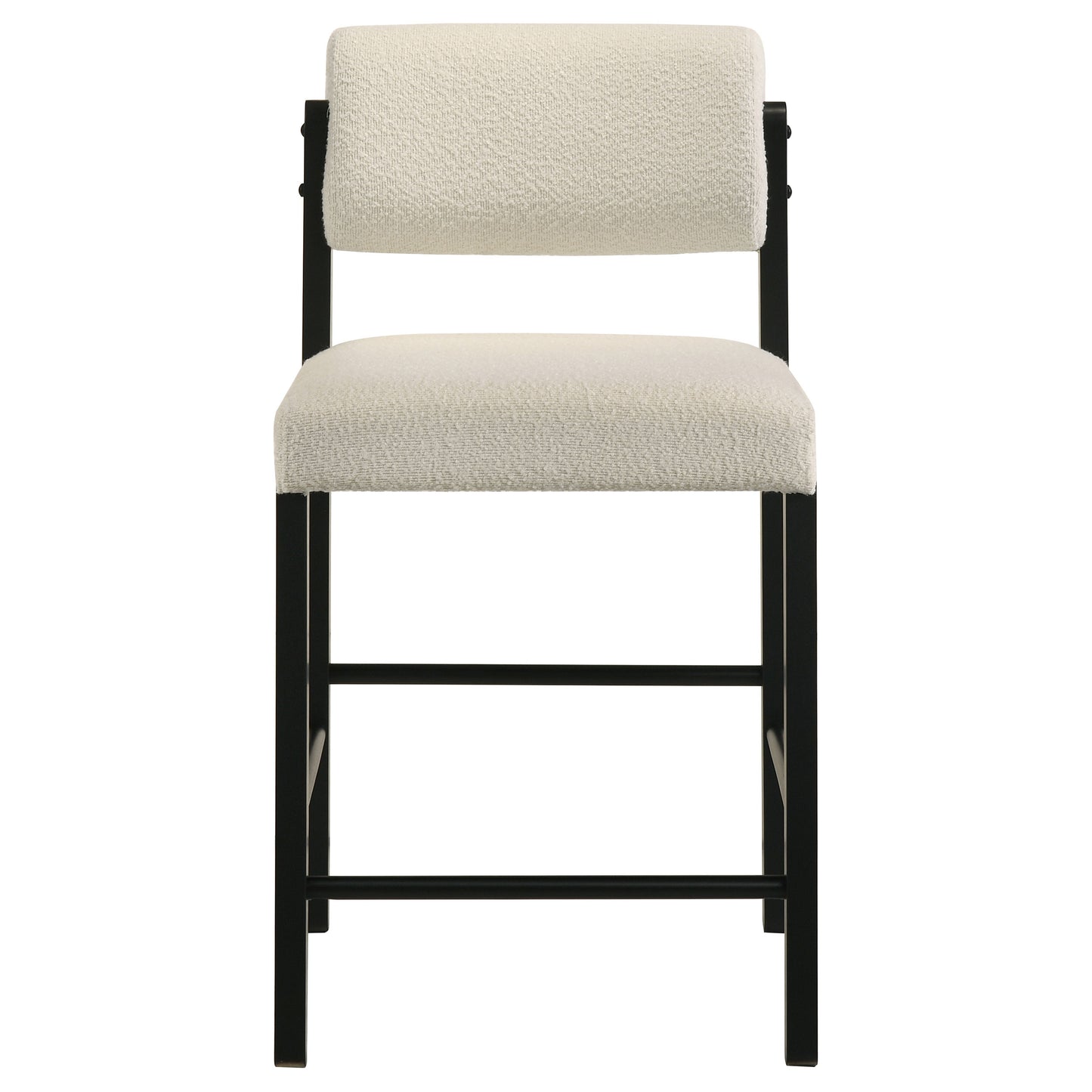 Hamlyn 5-piece Round Wood Counter Height Dining Set Cream and Black