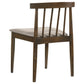 Strouse 5-piece Dining Set Wheat and Walnut