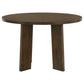 Strouse 5-piece Dining Set Black and Walnut