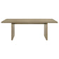 Decker 82-inch Rectangular Wood Dining Table Natural Oak