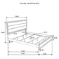 Watson Wood Eastern King Panel Bed Light Taupe