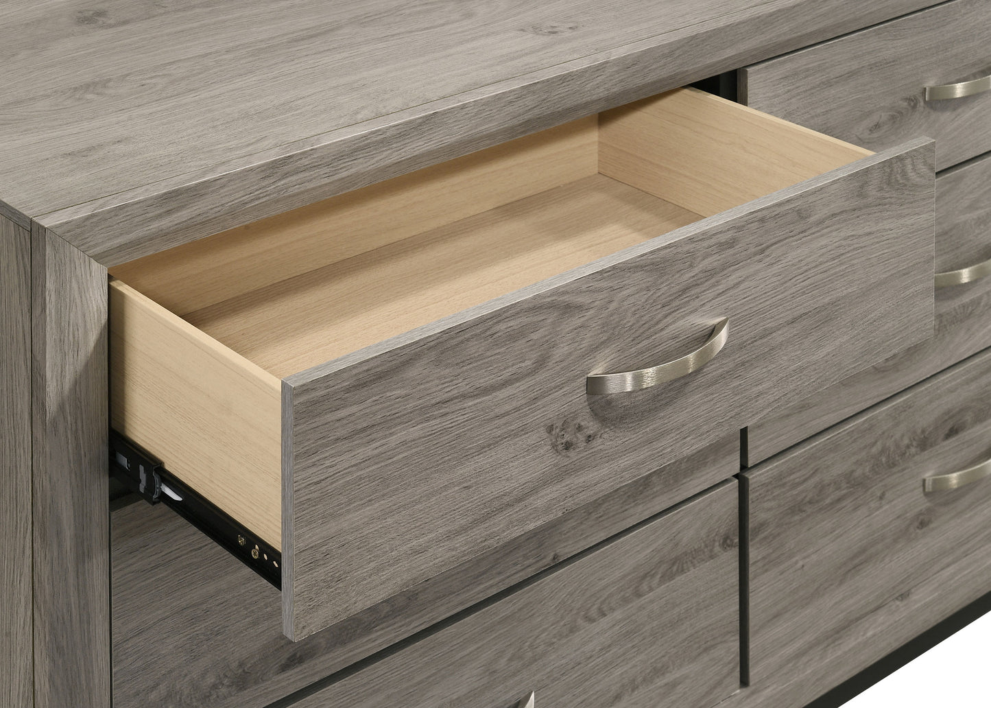 Watson 6-drawer Bedroom Dresser and Mirror Light Taupe