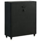 Ravenne 5-piece Velvet Upholstered California King LED Bedroom Set Black