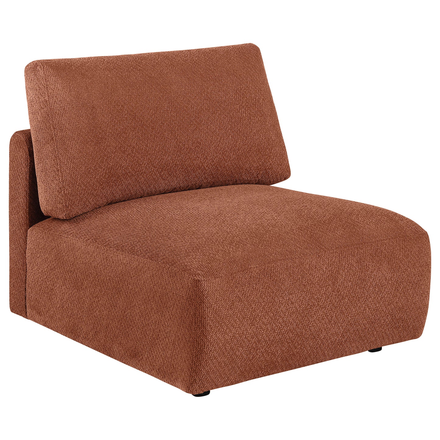 Elysia 6-piece Chenille Upholstered Modular Sectional Sofa Coral