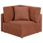 Elysia 6-piece Chenille Upholstered Modular Sectional Sofa Coral