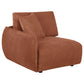 Elysia 5-piece Chenille Upholstered Modular Sectional Sofa Coral