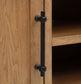 Beasley 2-Door 71-Inch Wood TV Stand Media Console Golden Oak