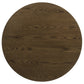 Kessler 3-piece Round Sculptural Wood Coffee Table Set Brown