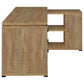 Yvette 60-inch 3-drawer L-Shape Computer Desk Mango