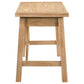 Fabian 54-inch 2-drawer Computer Writing Desk Distressed Light Brown