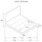 Solano 55-inch California King Panel Bed Weathered Mango