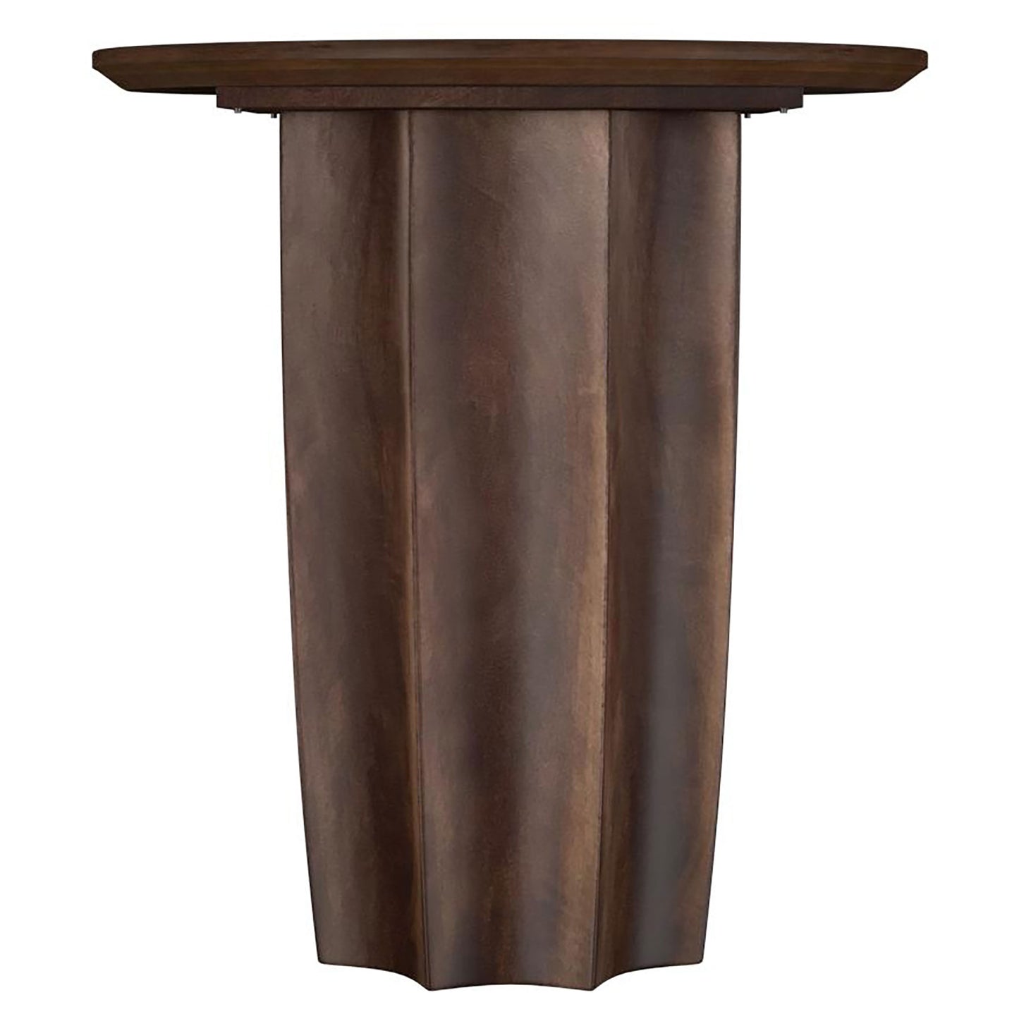 Cayenne 2-piece Solid Mango Wood Coffee Table Set Walnut