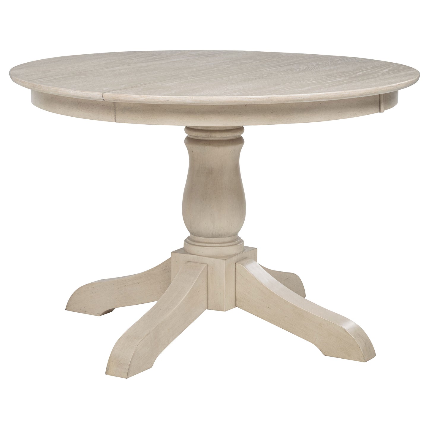 Orrison Oval 62-inch Wood Extension Leaf Dining Table Linen
