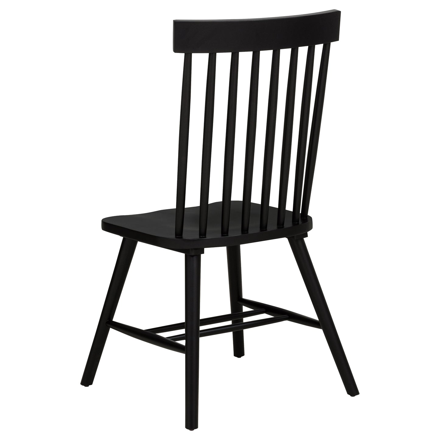 Hamlyn 5-piece Round Wood Dining Set Black