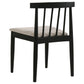 Strouse 5-piece Dining Set Wheat and Black