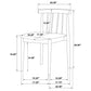 Strouse 5-piece Dining Set Wheat and Natural Oak