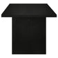 Decker 7-piece 82-inch Rectangular Dining Set Wheat and Black
