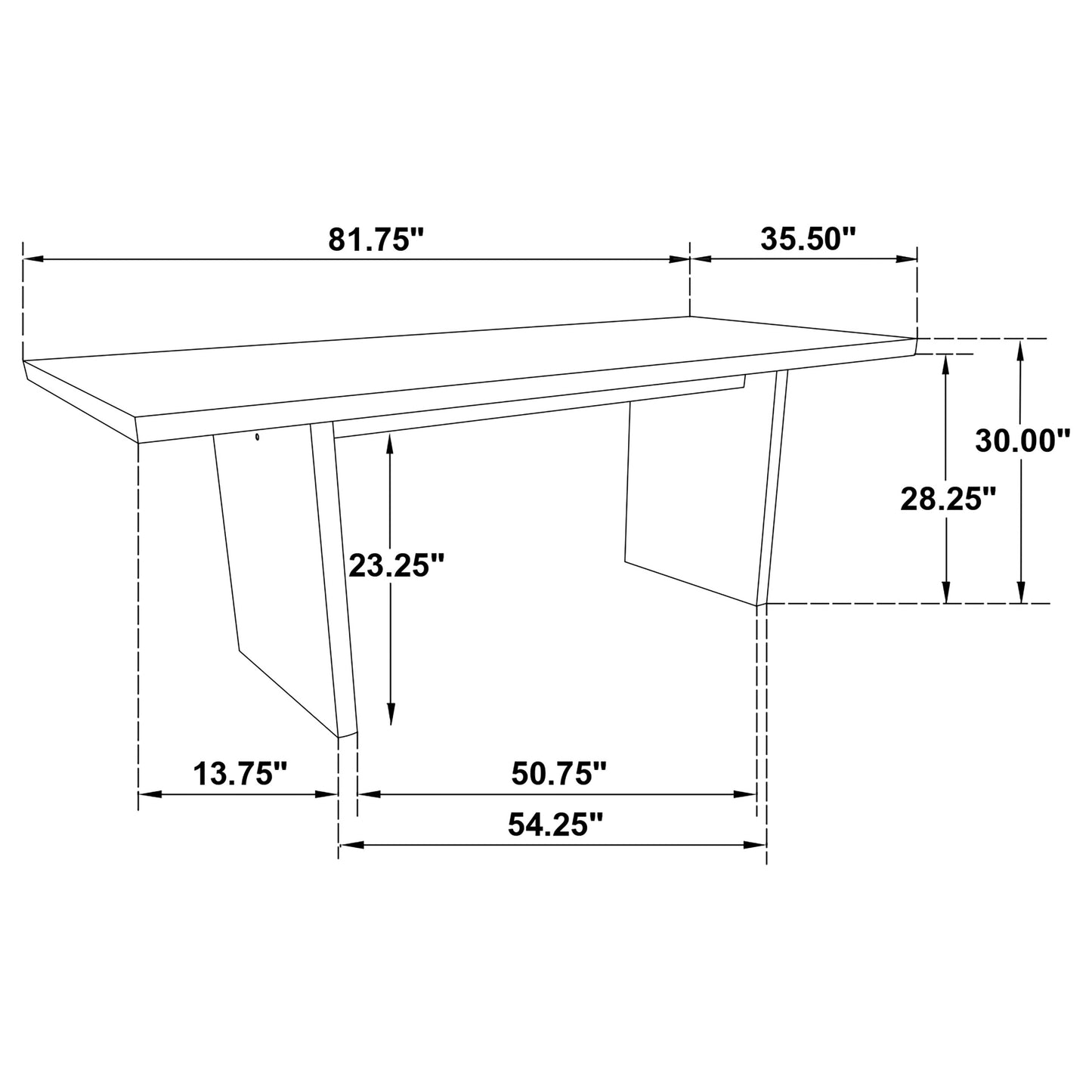 Decker 7-piece 82-inch Rectangular Dining Set Wheat and Walnut