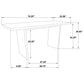 Decker 70-inch Rectangular Wood Counter Height Dining Table Natural Oak