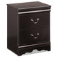 Huey Vineyard Full Sleigh Headboard Bed with Mirrored Dresser, Chest and Nightstand