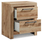 Hyanna Queen Panel Bed with 2 Side Storage, Dresser, Mirror, Chest and Nightstand