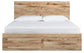 Hyanna King Panel Storage Bed with 2 Under Bed Storage Drawers, Dresser, Mirror, Chest and Nightstand