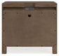 Cabalynn King Upholstered Bed with Mirrored Dresser and Nightstand