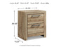 Hyanna King Panel Storage Bed, Dresser, Mirror and Nightstand