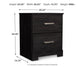Belachime Twin Panel Bed with Mirrored Dresser, Chest and Nightstand