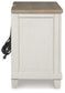 Shaybrock California King Panel Bed, Dresser, Mirror and Nightstand